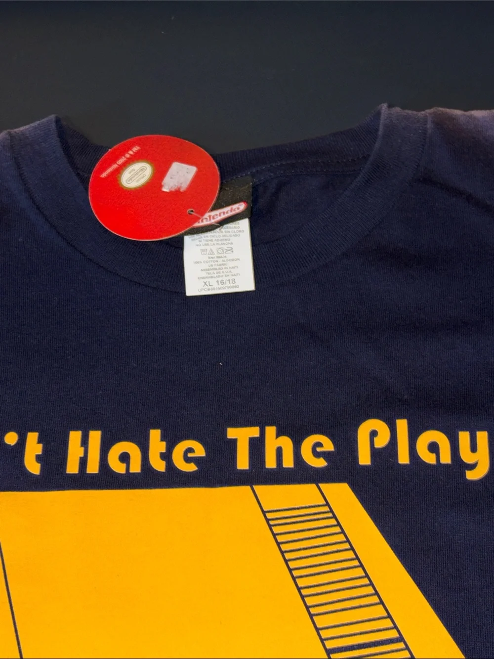 Nintendo - “Don’t Hate The Player” - 2005 Black Shirt - Youth XL (16-18)